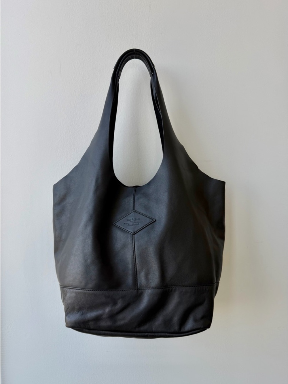 Rag & Bone Black Camden Shopper Tote